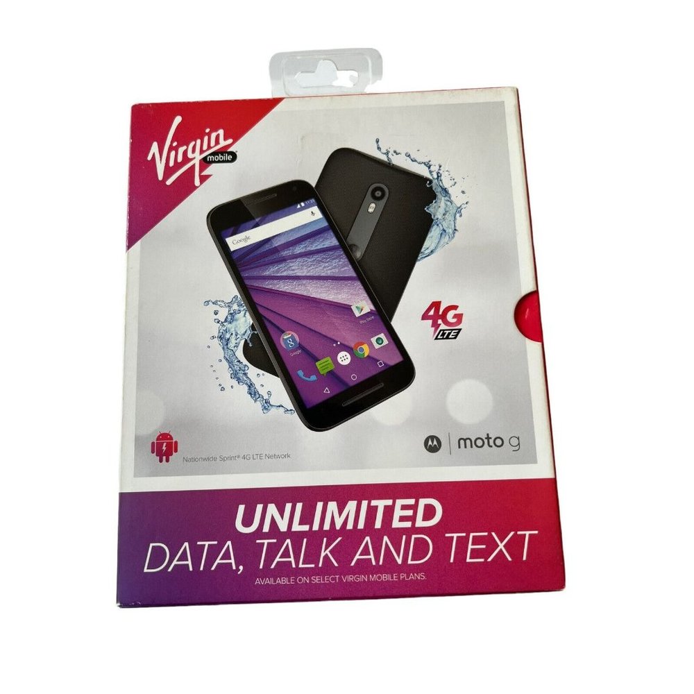 Motorola MOTO G - 8GB - Black (Virgin Mobile) Smartphone